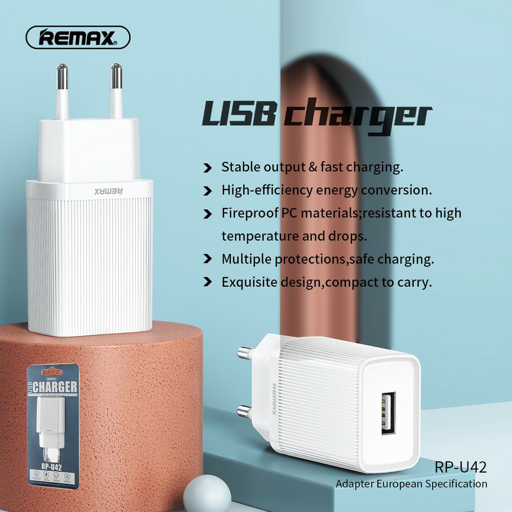 BATOK CHARGER REMAX RP-U42